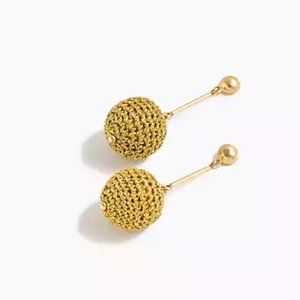 J.CREW Crochet Bead Drop Earrings